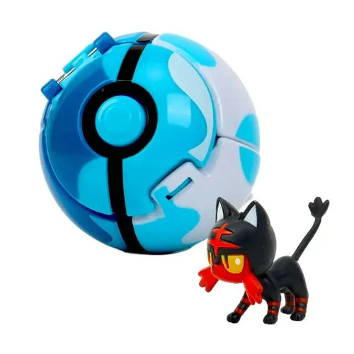 Pokeball Pokemon Figurine Elf Ball Anime Figure Cartoons Pikachu