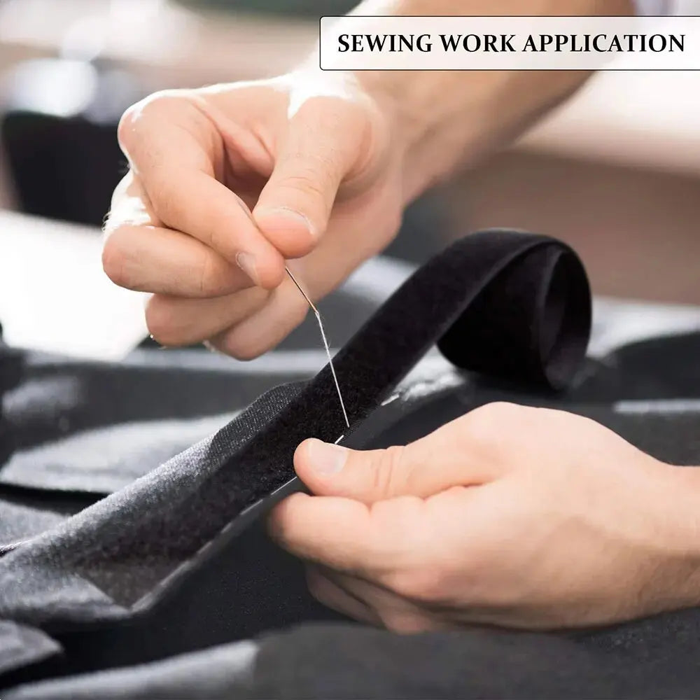 10Meter Heavy Duty Sew-on Hook and Loop Tape | Non-Adhesive Magic