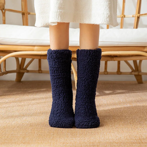 Thickened Thermal Socks Women Winter Warm Home Soft Thickened Plus