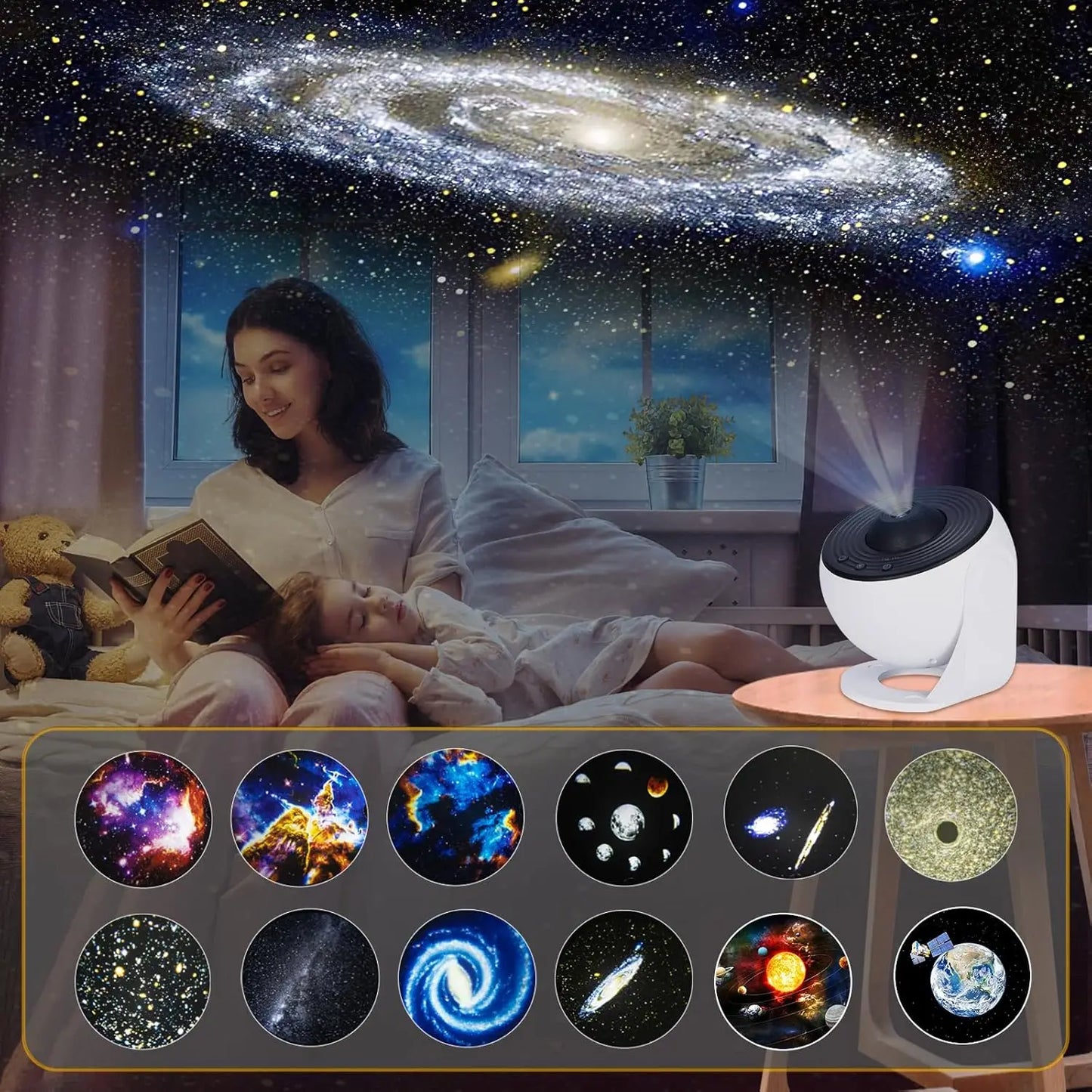Star Projector Night Light Planetarium Projector 360° Rotate Galaxy