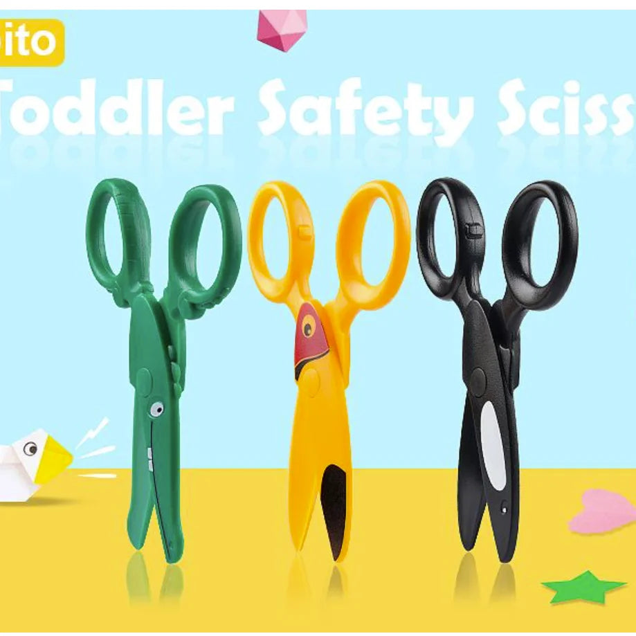 Preschool Training Scissors,Children Safety Pre-School Safety Scissors