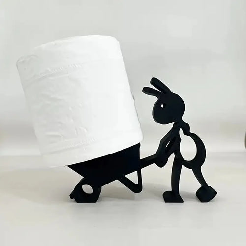 Cute Simple Animal Tissue Holder -Minimalist And Practical Paper Roll