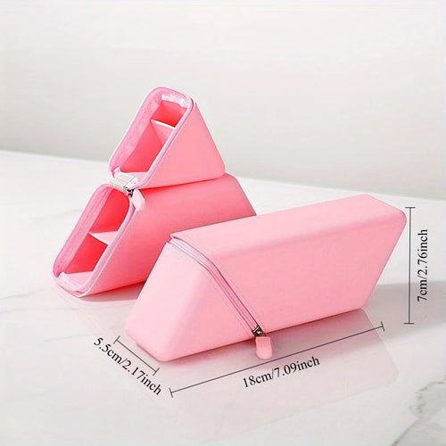 Stylish Silicone Pen Holder-Foldable Desktop Organizer for Office &