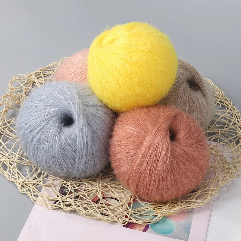 8pcs 400g Mohair Yarn For Crocheting And Knitting DIY Pet Toys  DIY