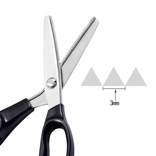Stainless Steel Pinking Shears Comfort Grip Handled Professional