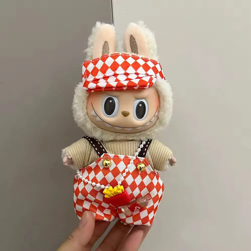 Plush Doll Multiple Styles Clothing Set For Labubu Outfit Accessories
