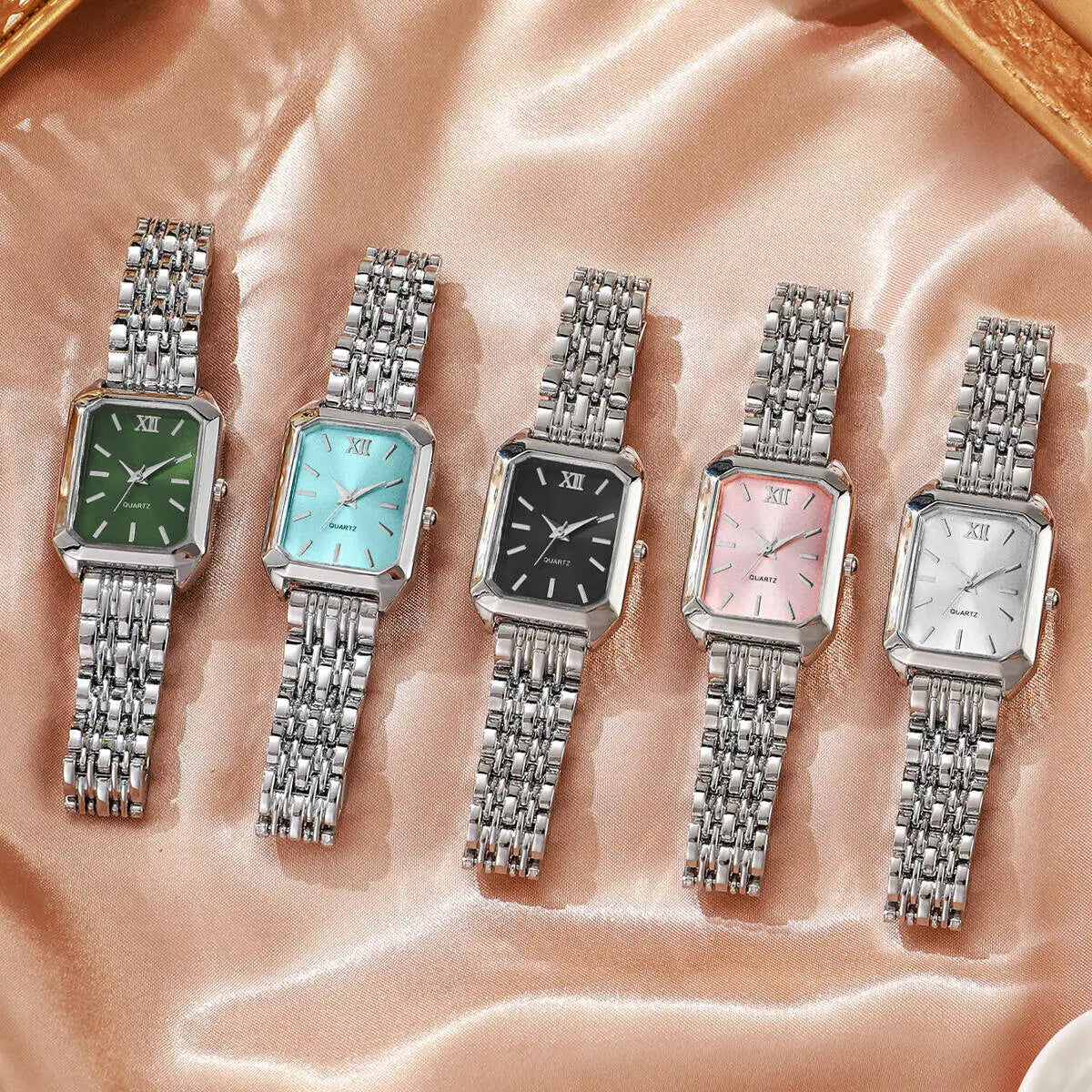 Fashion Rectangle Women Quartz Watch Luxury Analog Wristwatches Reloj