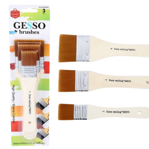 Paint Brush, Flat Bright Paint Brushes Craft Basecoating Paint Brushes