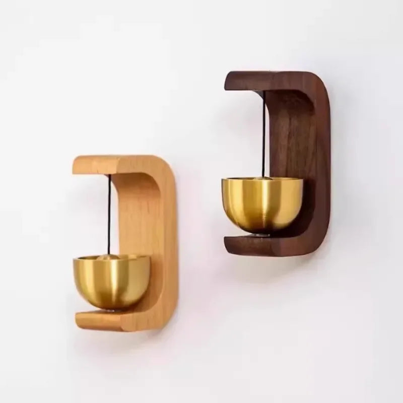 Dopamine Wind Chime Magnetic Indoor Wind Chime, Oak Material Doorbell