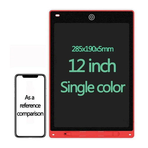 10/12/inch LCD Writing Tablet Drawing Board Kids Graffiti Sketchpad
