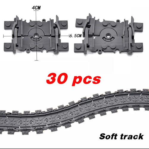 NEW City Trains Flexible Tracks Soft Straight Curved Rails Switch