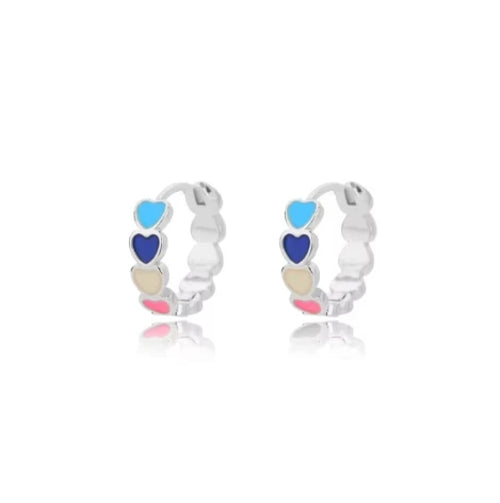 Stainless Steel Star Hoop Earings For Women 2024 Trend New In Luxury