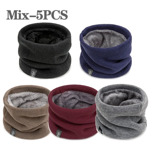 Winter Neck Warmer Scarf Fleece Lined Windproof Gaiter Soft Thermal