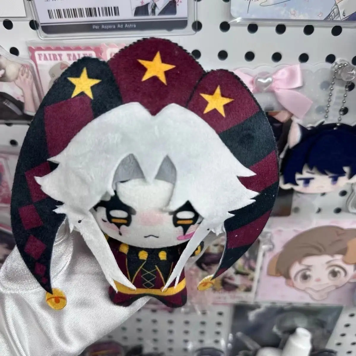 NEW 10cm The Freak Circus Freaks Pierrot Plush Anime Plush Pendant