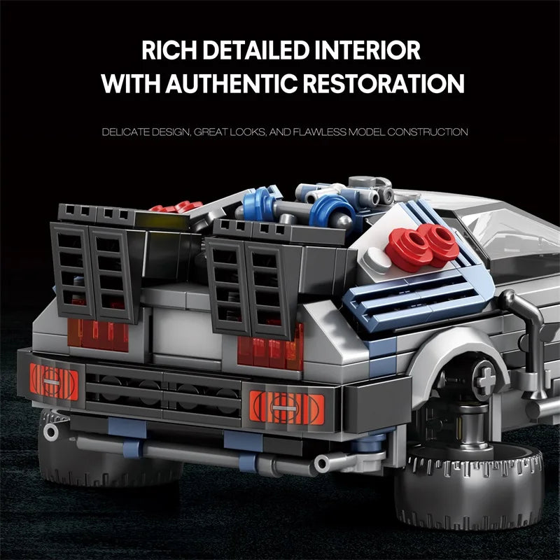 1:24 Classic Movie Racing Car Building Blocks MOC Model Sport Cars