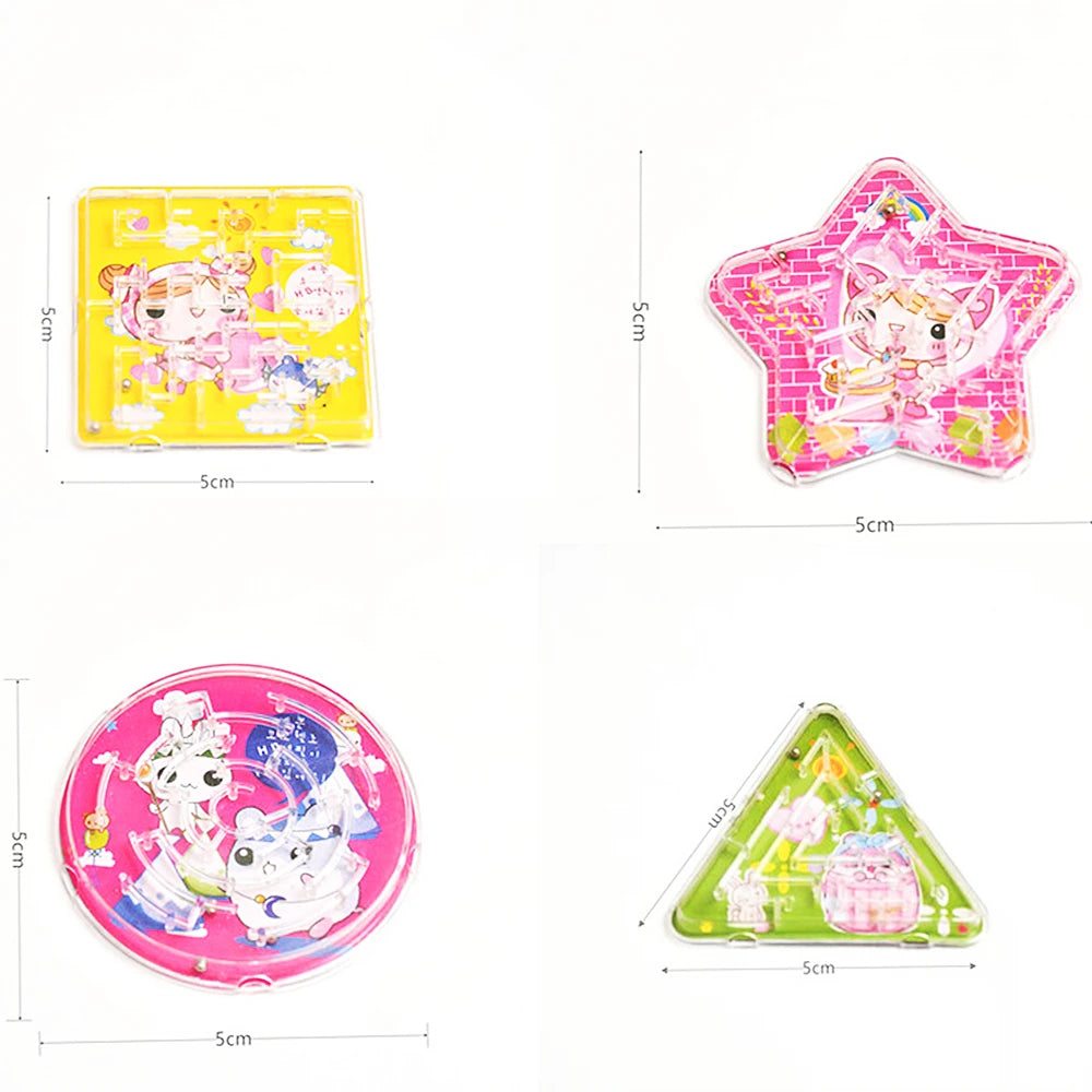 15Pcs Kids Party Small Gift Track Maze Toys Birthday Souvenirs,