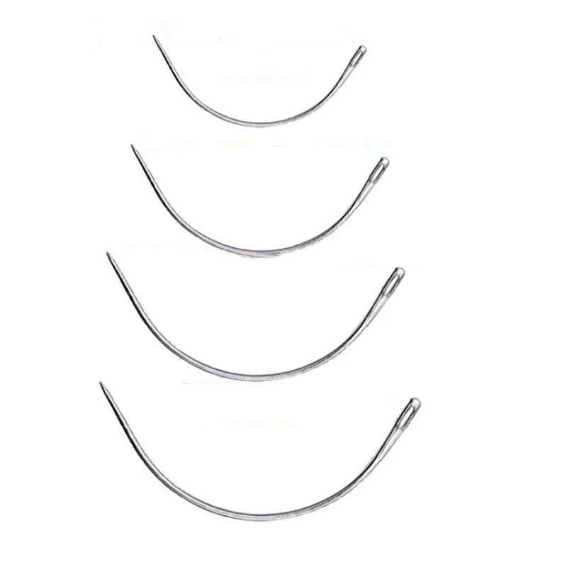 4Pcs Sewing Curved Needle Leather Craft Sewing Accessories C Type
