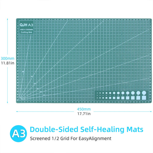 A1 A2 A3 A4 PVC Cutting Mat Board Durable Self-healing DIY Sewing