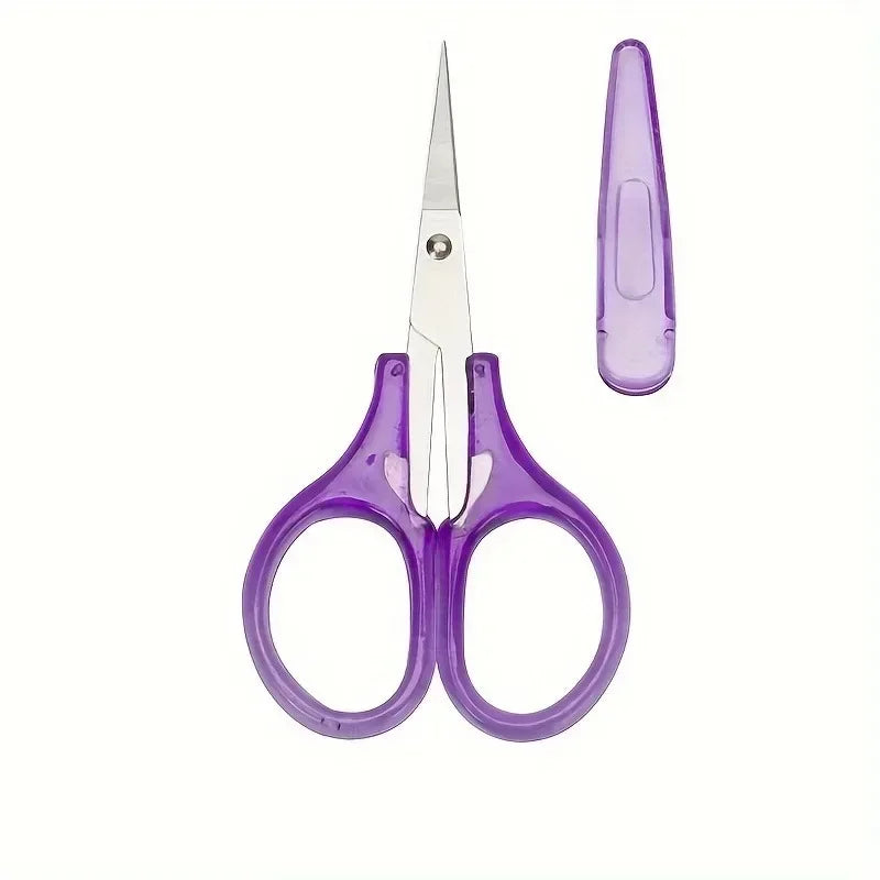 1pc Compact Precision Craft Scissors Sharp Stainless Steel Blades with