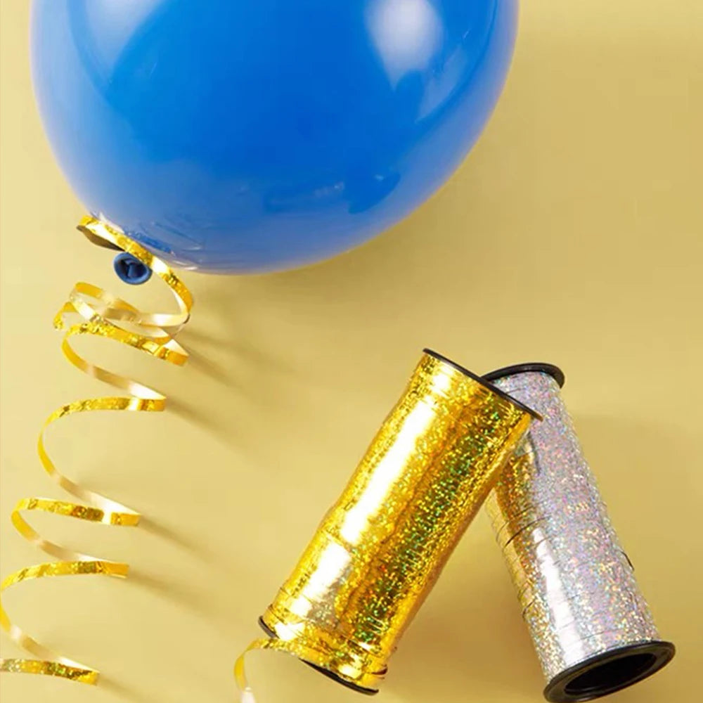 100Yards/Roll Glitter Curling Ribbons Balloon Ribbons Gift Wrap