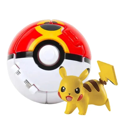 Pokeball Pokemon Figurine Elf Ball Anime Figure Cartoons Pikachu