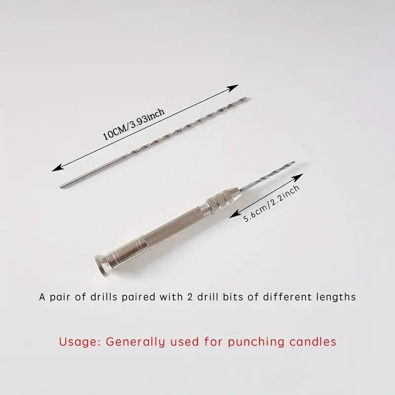 A set of candle punching tools Candle Core Piercing Needle Drilled
