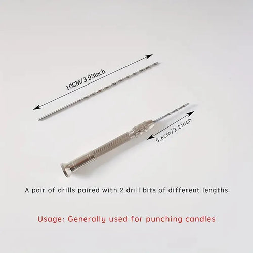 A set of candle punching tools Candle Core Piercing Needle Drilled