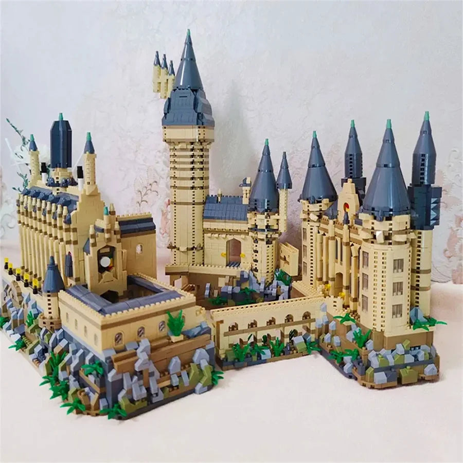 New Magic Hogwarts Castle Micro Building  Blocks Street View
