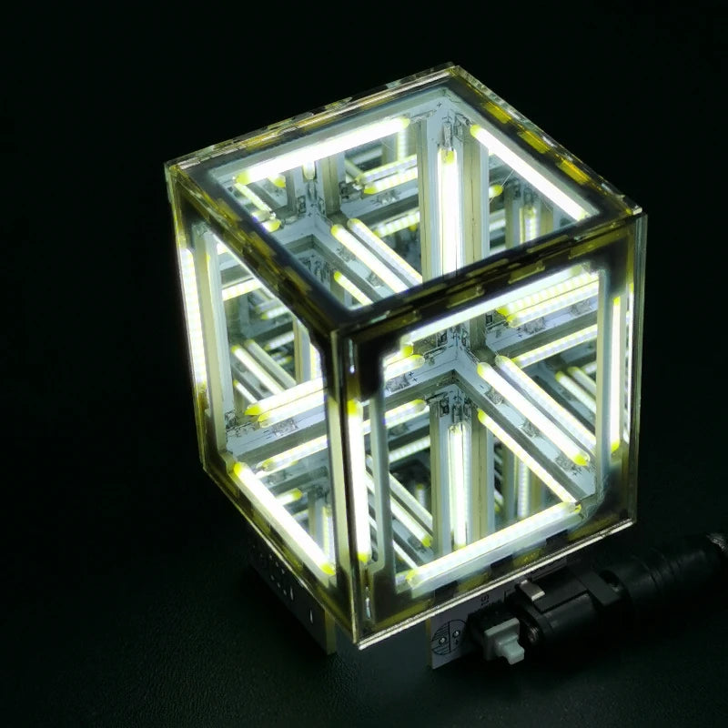 Four-Dimensional Space Supercube Creative Abyss Night Parts Assembly