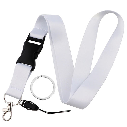Fashion Mobile Phone Lanyard Pure Color Neck Strap Credencial Teacher