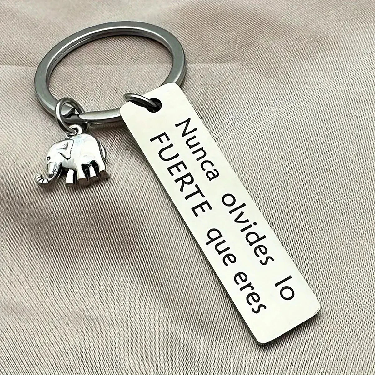 Inspirational Positive Energy Elephant Powdered Elephant Stainless