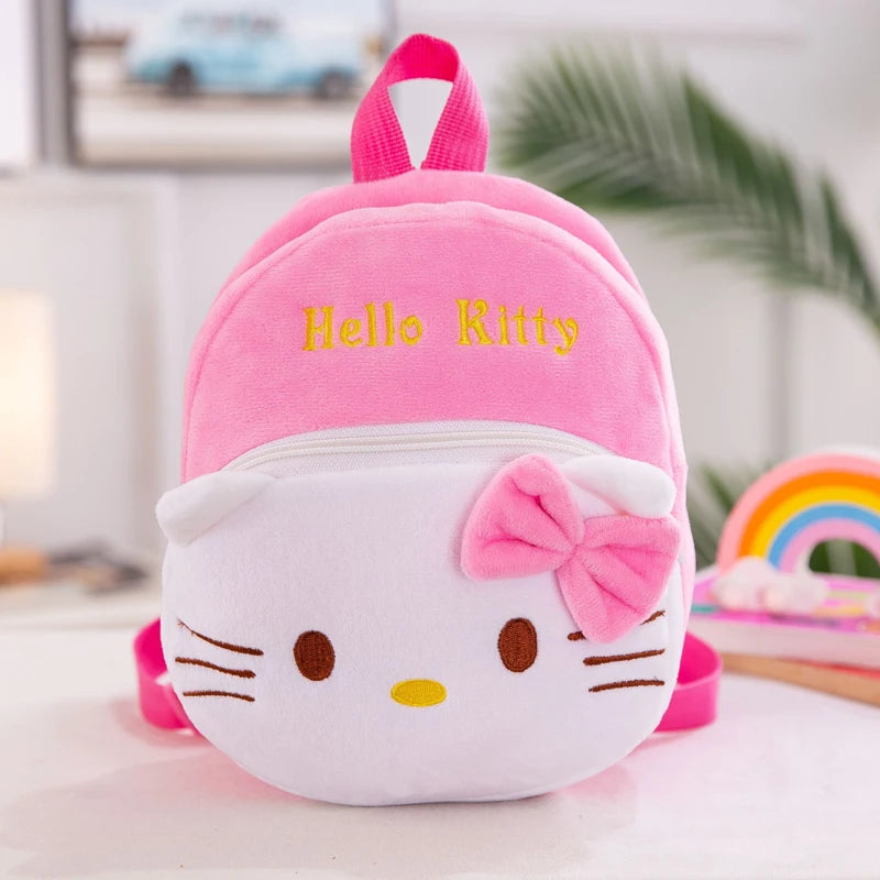 Hello Kitty Anime Cute Backpack Cartoon Plush Backpack Kindergarten
