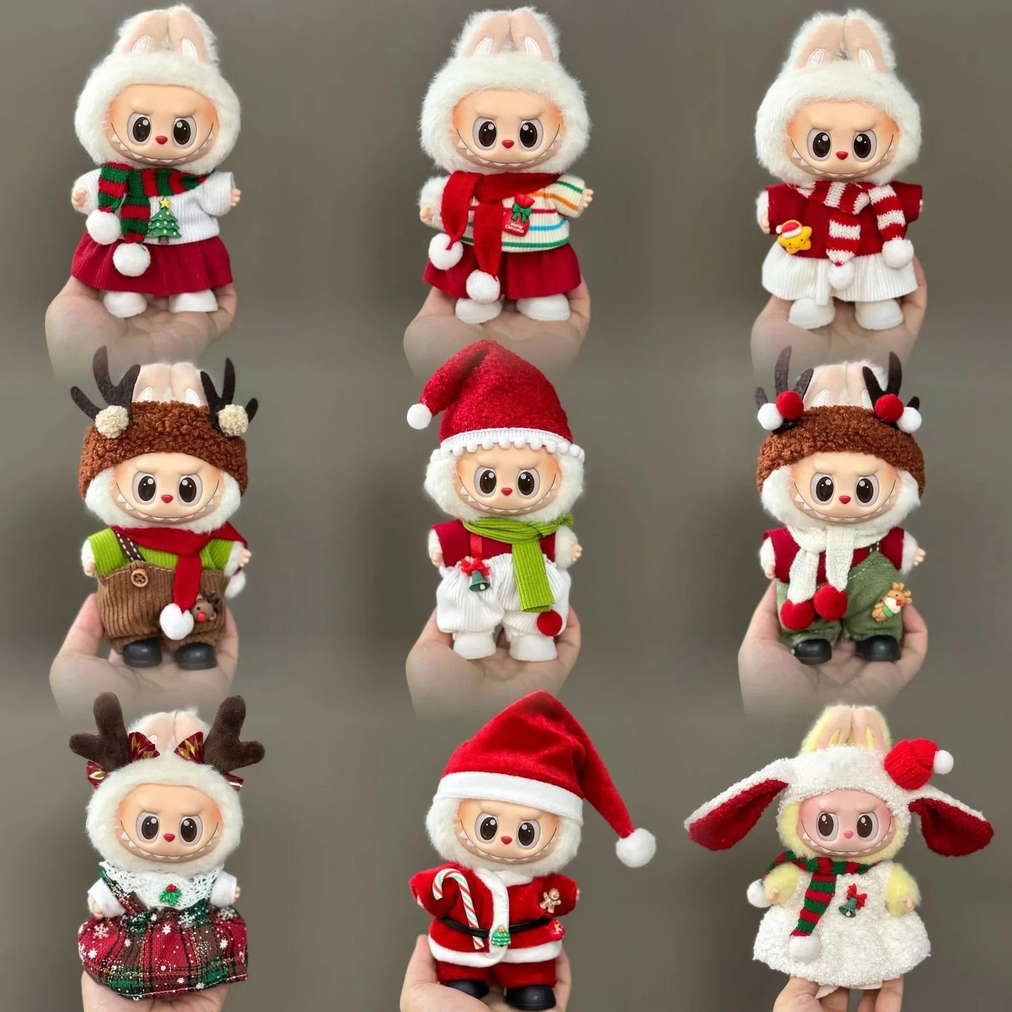 Labubu Accessories Clothes Suitable for V1 V2 V3 V4 Labubu Christmas