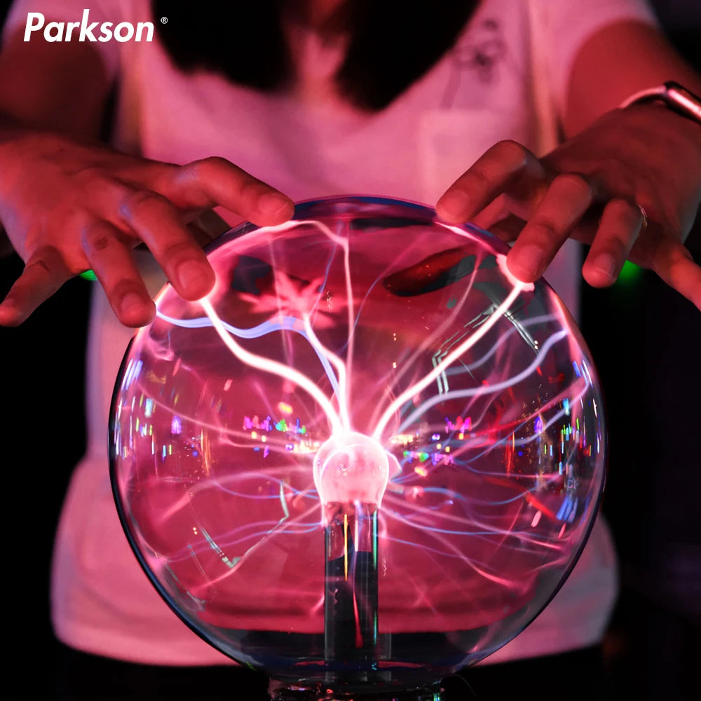 Magic Crystal Plasma Ball Lamp 3/4/5/6/8 Inch LED Night Light Kid