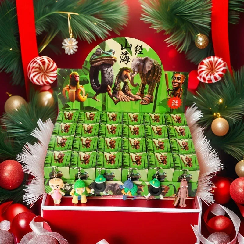 12/24PCS Italian Brainrot Blind Box Toy Tungtungtung Sahur Tralarero