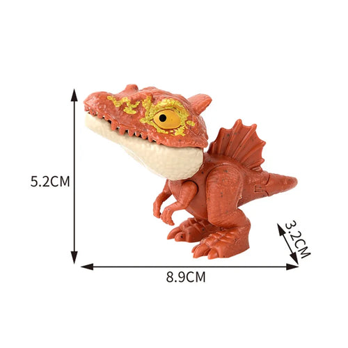 Jurassic Finger Dinosaur Triceratops Tyrannosaurus Model Toys for Kids