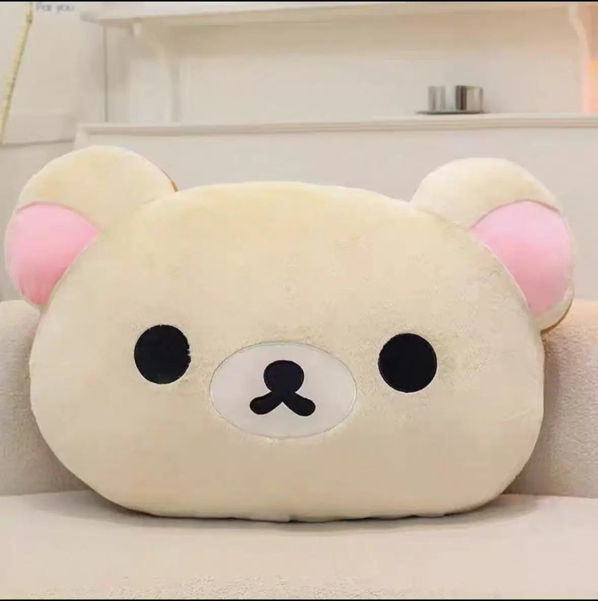 Cute Rilakkuma Plush Warm Hand Pillow Cartoon Bear Peluche Stuffed Toy