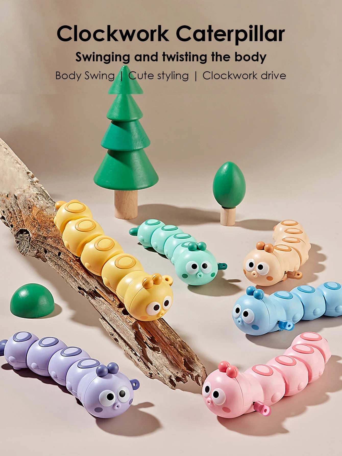 1pcs Cute and Fun Chained Caterpillar Toys for kids Crawling toy,Toy