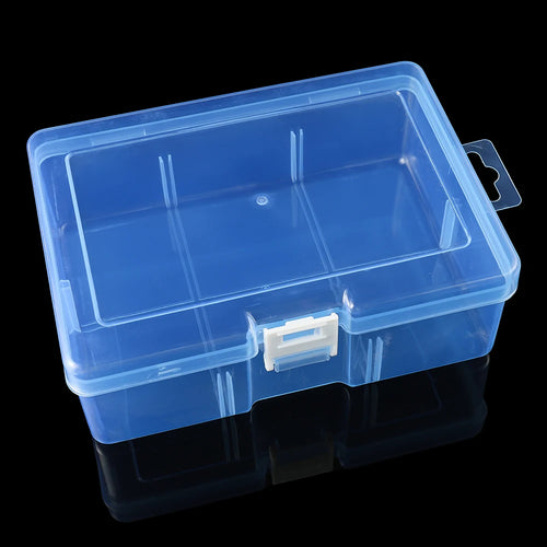 1pcs Transparent Plastic Storage Boxes For Jewelry Hardware