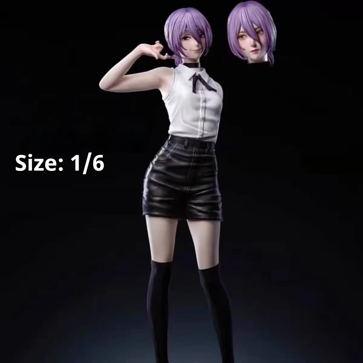32cm Chainsaw Man Reze Standing Position Anime Figure Model Statue