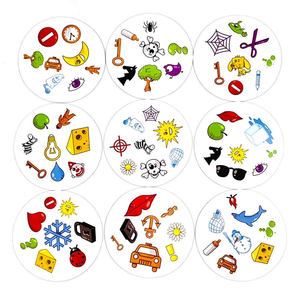 Metal Box Card Game Parent-child Interactive Games Cards Game For