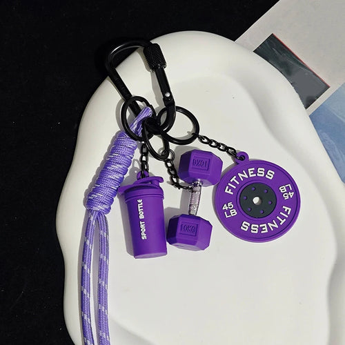 Fitness Keychain for Gym Lovers Premium Gift Sports Enthusiasts