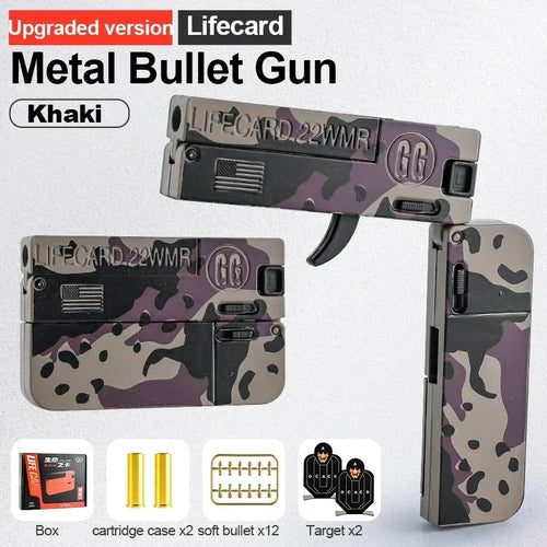 Real Look Mini Life Card Toy Gun Little Gun For Boys Age 8+ Birthday