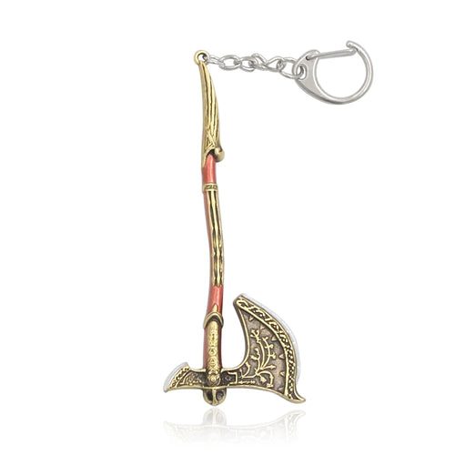 Game God of War Ragnarok Keychain Kratos The World Serpent Jormungandr