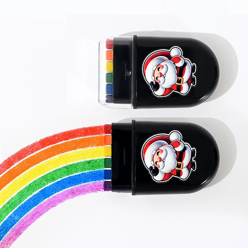 2 Pcs Rainbow Crayon Paint Color Set - Birthday Party Colorful Theme
