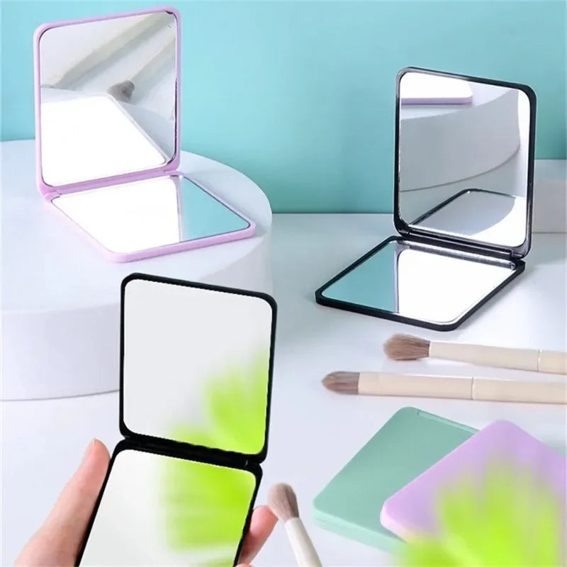 Foldable Makeup Mirror Portable Double-Sided Mirror Student Dormitory