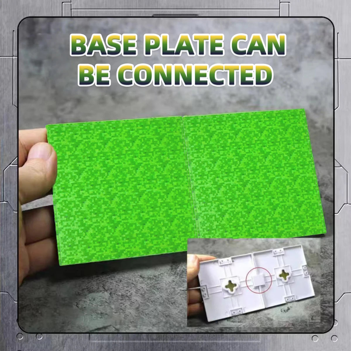 1/2/4/10 PCS Magnetic Base Plate Variety Baseplates Match DIY Magnetic