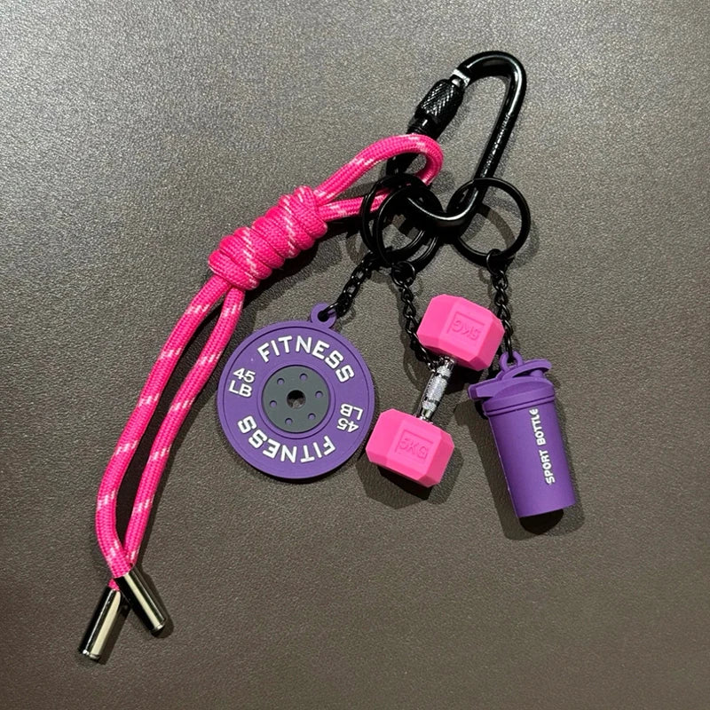 Fitness Keychain for Gym Lovers Premium Gift Sports Enthusiasts