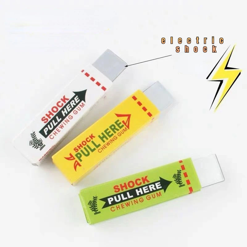 Electric Shock Joke Chewing Gum Pull Head Shocking Toy Gift Gadget