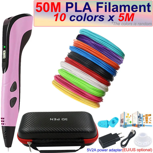 New Children's 3D Pen 3D Printing Pen with LCD Screen 200M PLA and